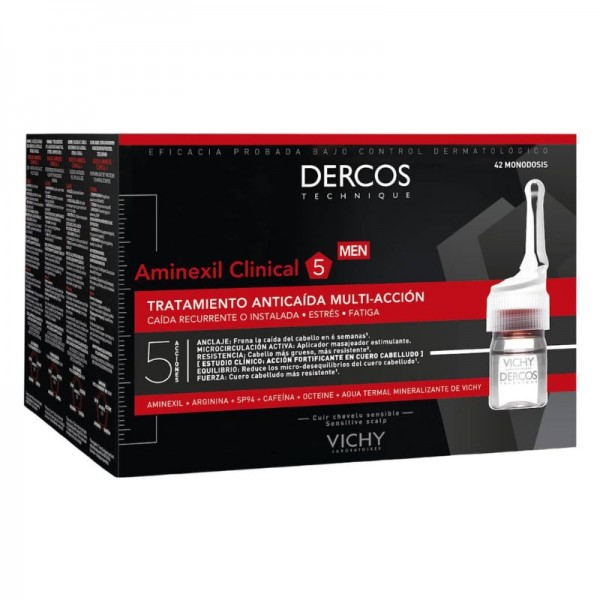 Dercos Aminexil Clinical 5 Homem 42 Ampolas