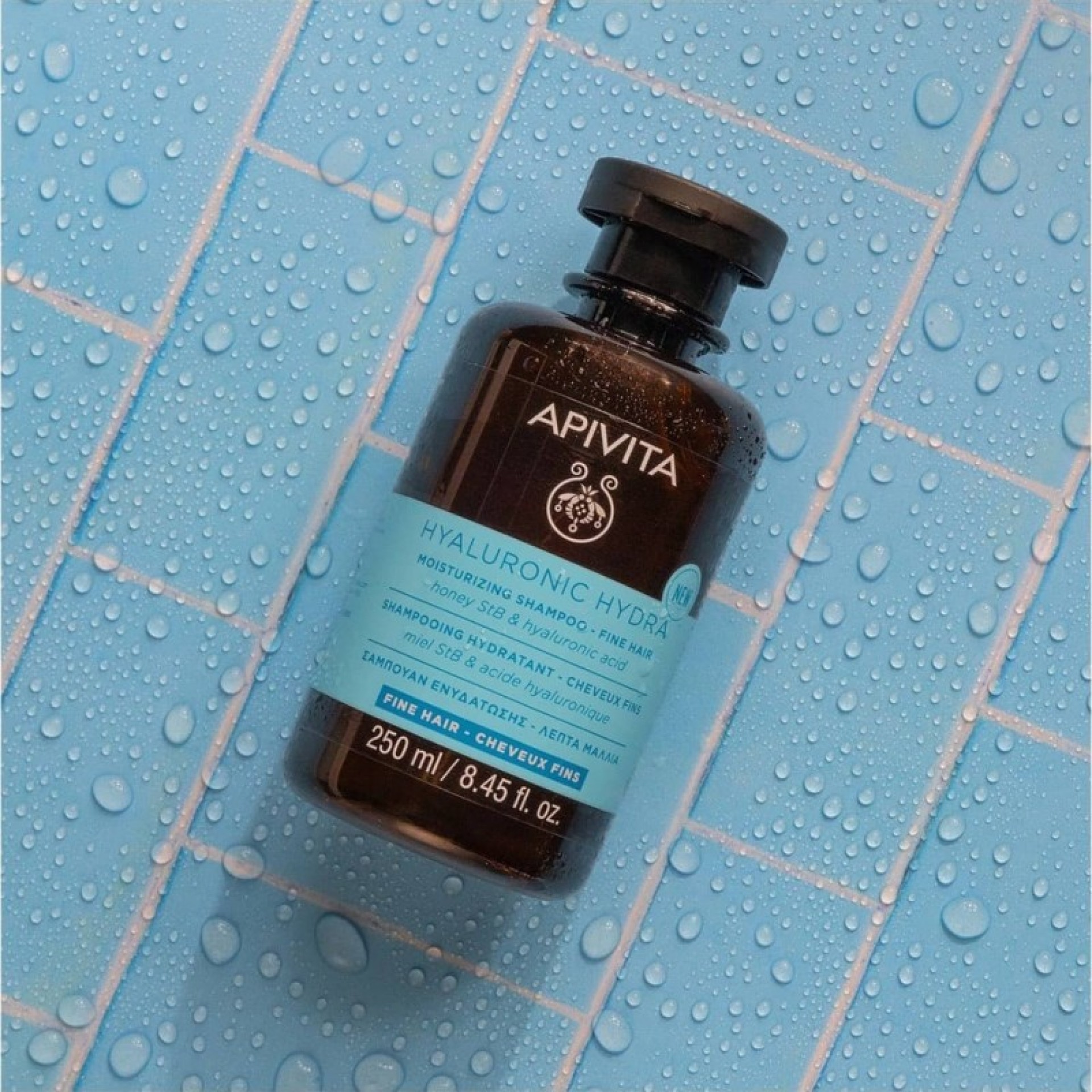 Apivita Shampooing Hyaluronic Hydra Cheveux Fins 250ml