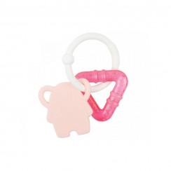 Nattou Cold Silicone Teether Pink Elephant