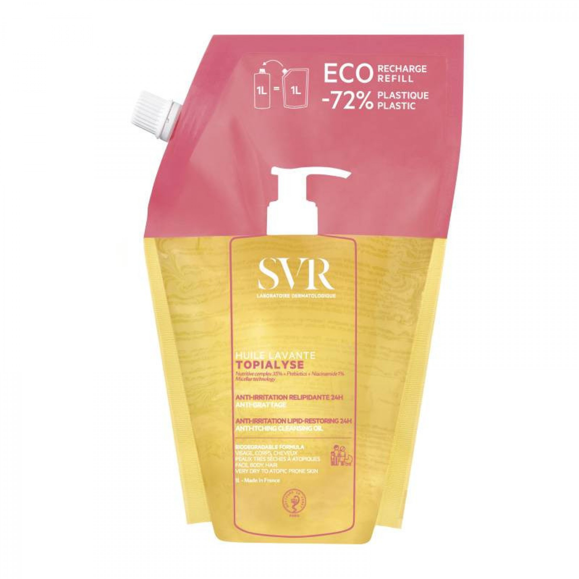 SVR Topialyse Cleansing Oil Eco-Refill 1L