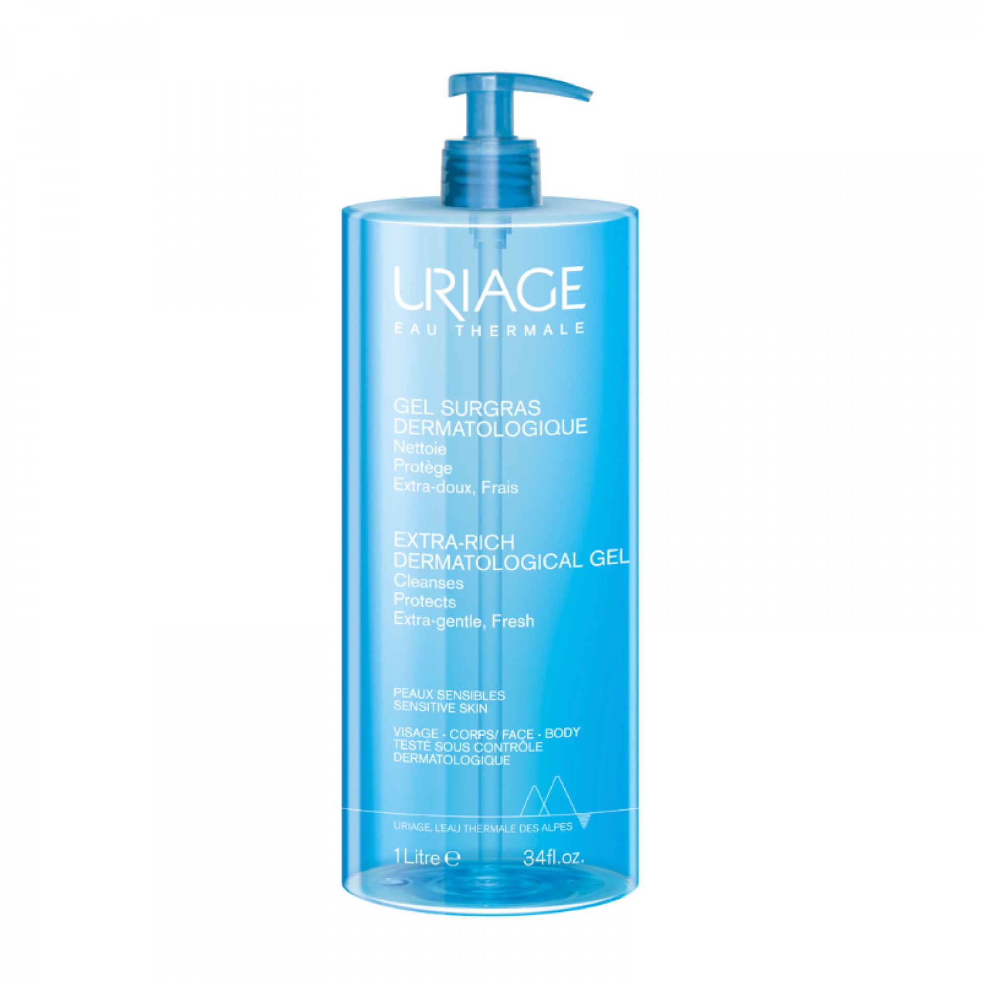 Uriage Surgas Gel Lavante Dermatológico 1000ml