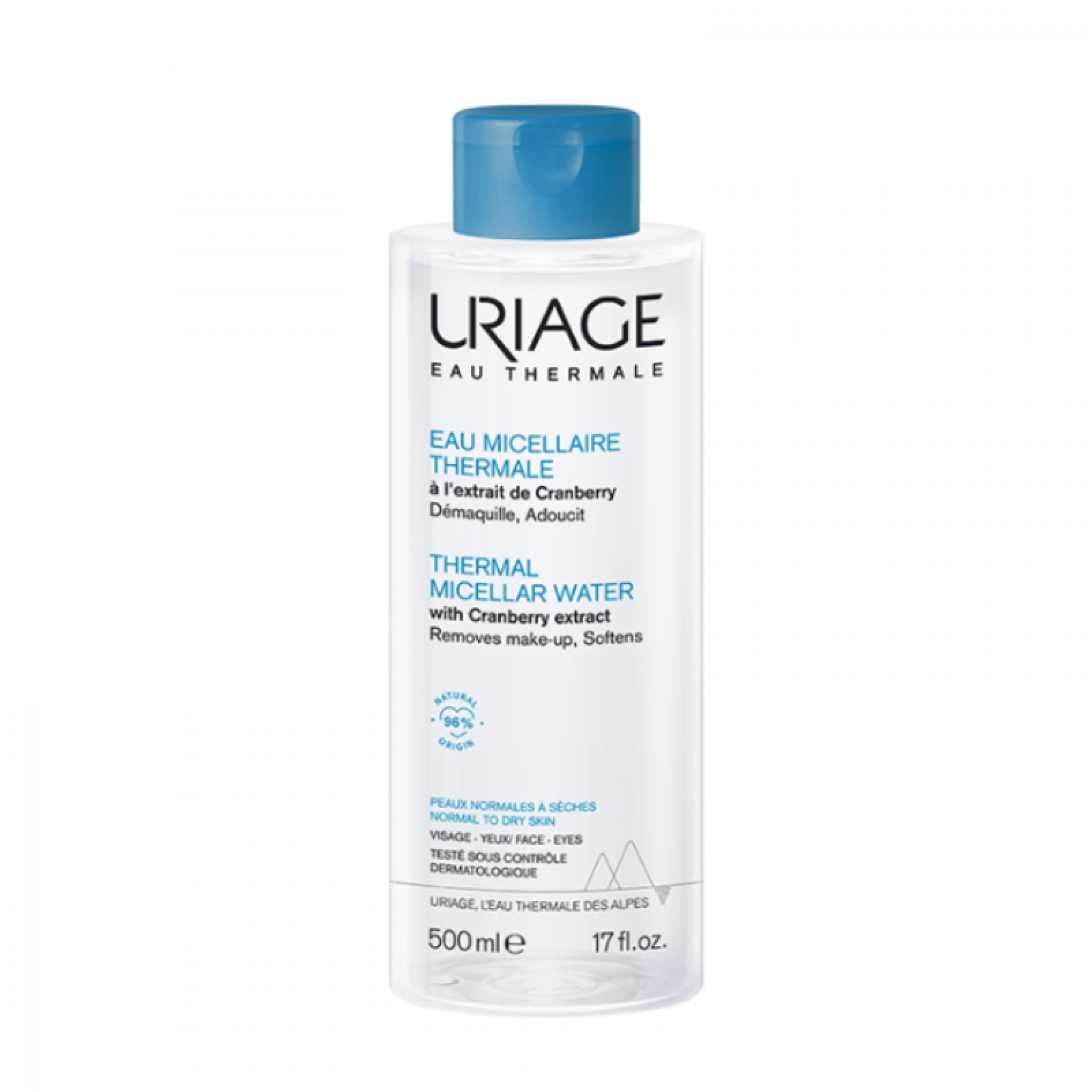 Uriage Nettoyage Thermal Eau Micellaire Peau Normale à Sèche 500ml