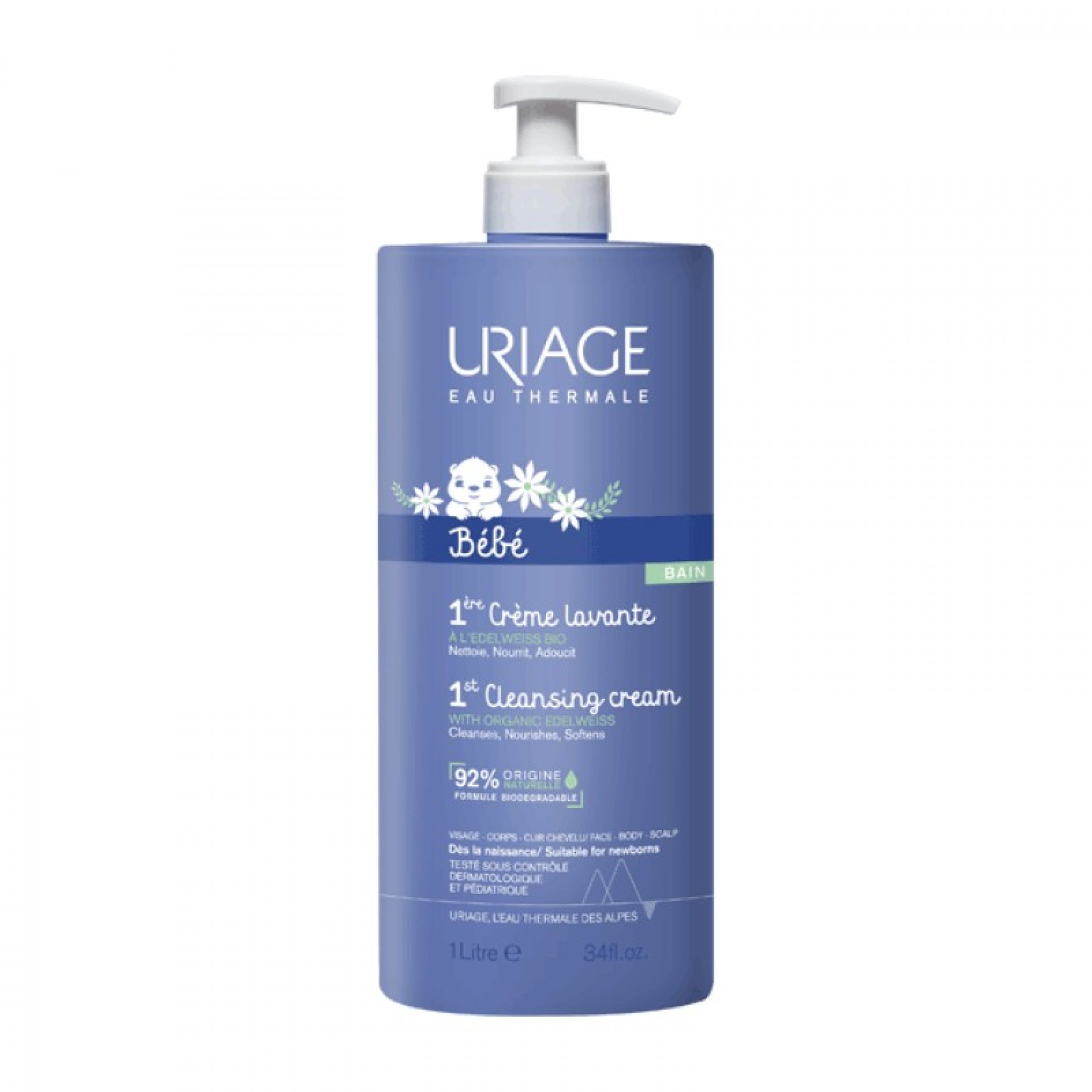 Uriage Bébé 1er Crème Lavante 1000ml