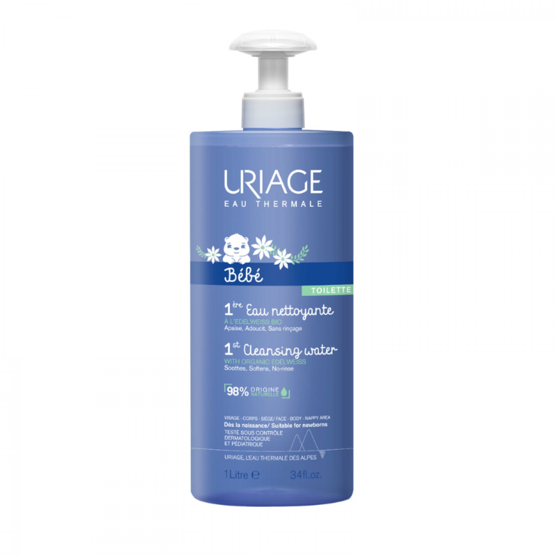 Uriage Bébé 1ère Eau de Nettoyage 1000ml