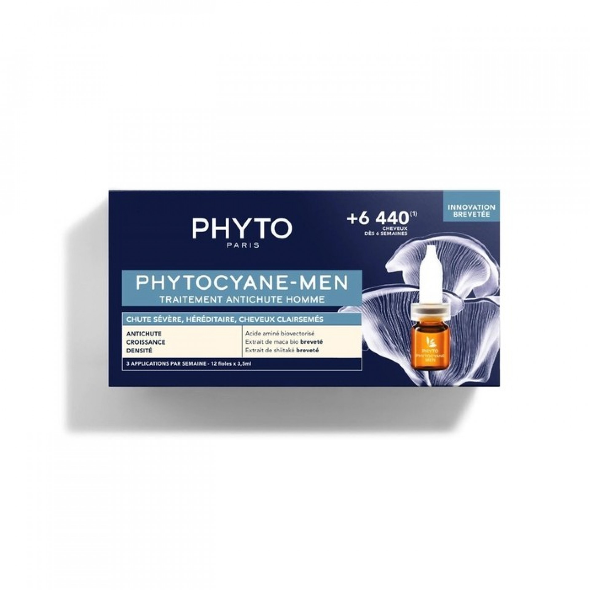 Phyto Phytocyane Soin Anti-Chute Homme 3,5ml x 12 Ampoules