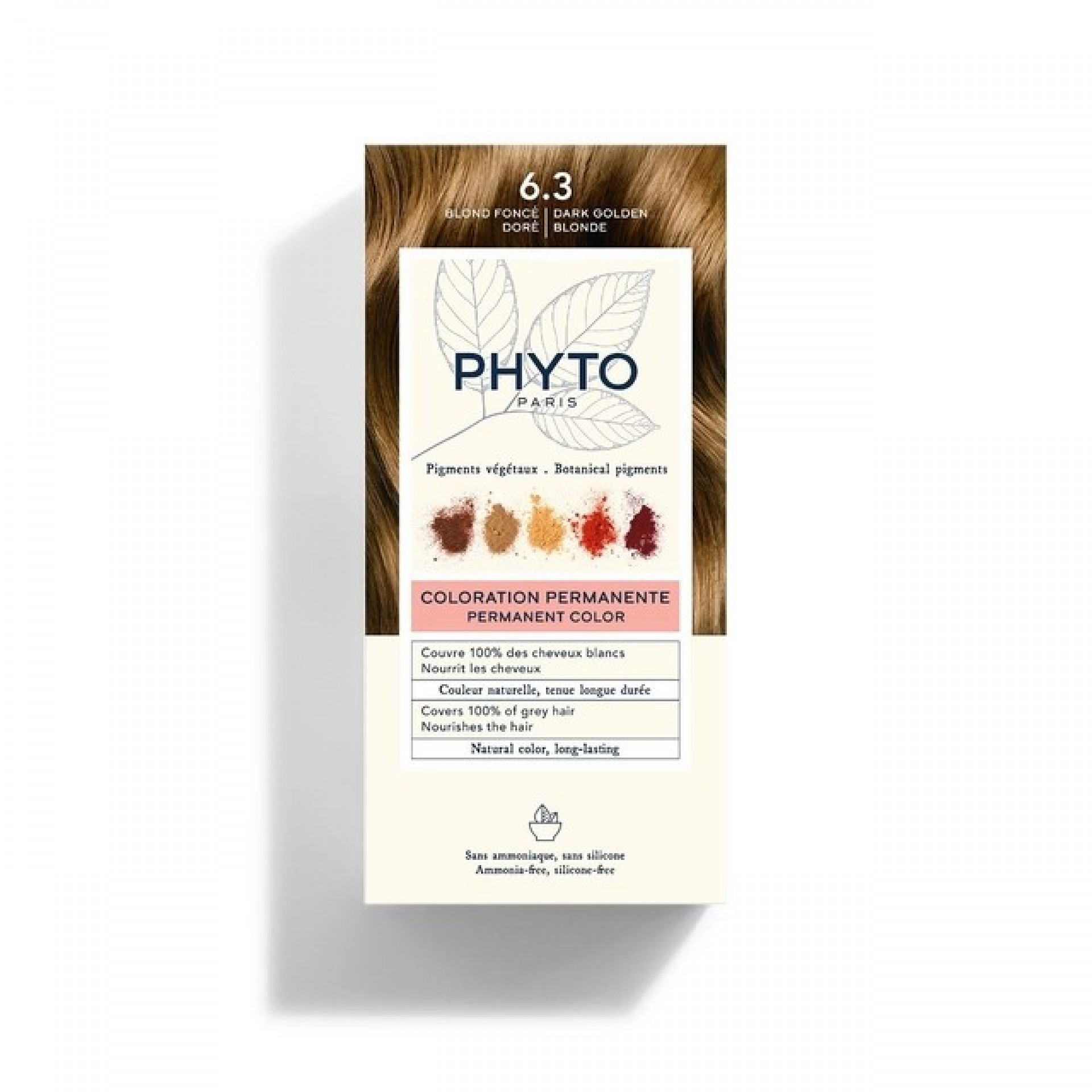 Phyto Phytocolor Coloration Teinte 6.3 Blond Foncé Doré