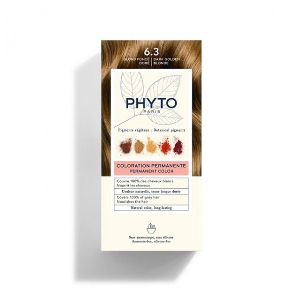 Phyto Phytocolor Hair Dye Shade 6.3 Dark Golden Blonde