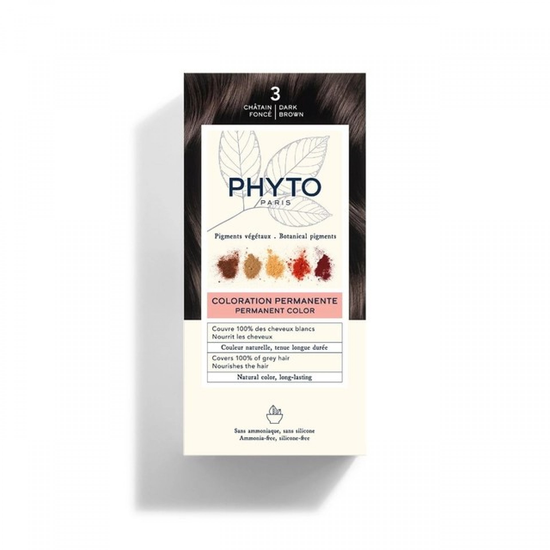 Phyto Phytocolor Coloración Tono 3 Castaño Oscuro