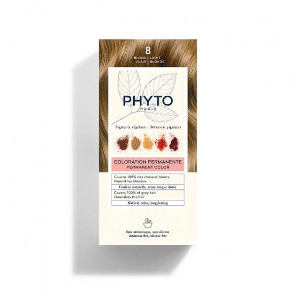 Phyto Phytocolor Hair Color Shade 8 Light Blonde