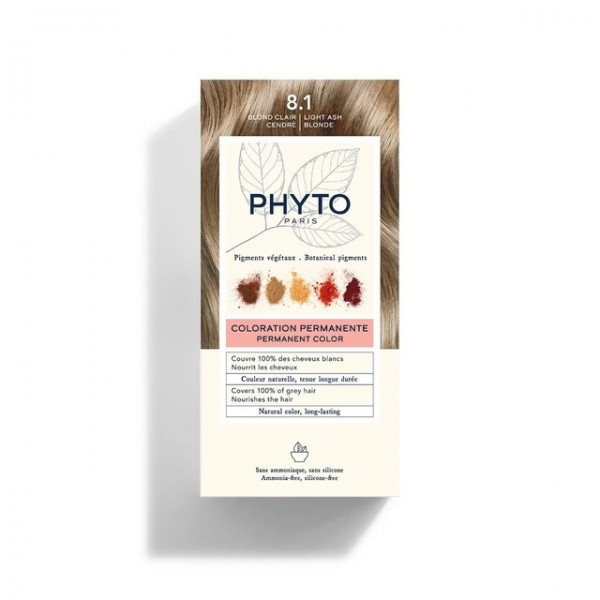 Phyto Phytocolor Shade 8.1 Light Ash Blonde