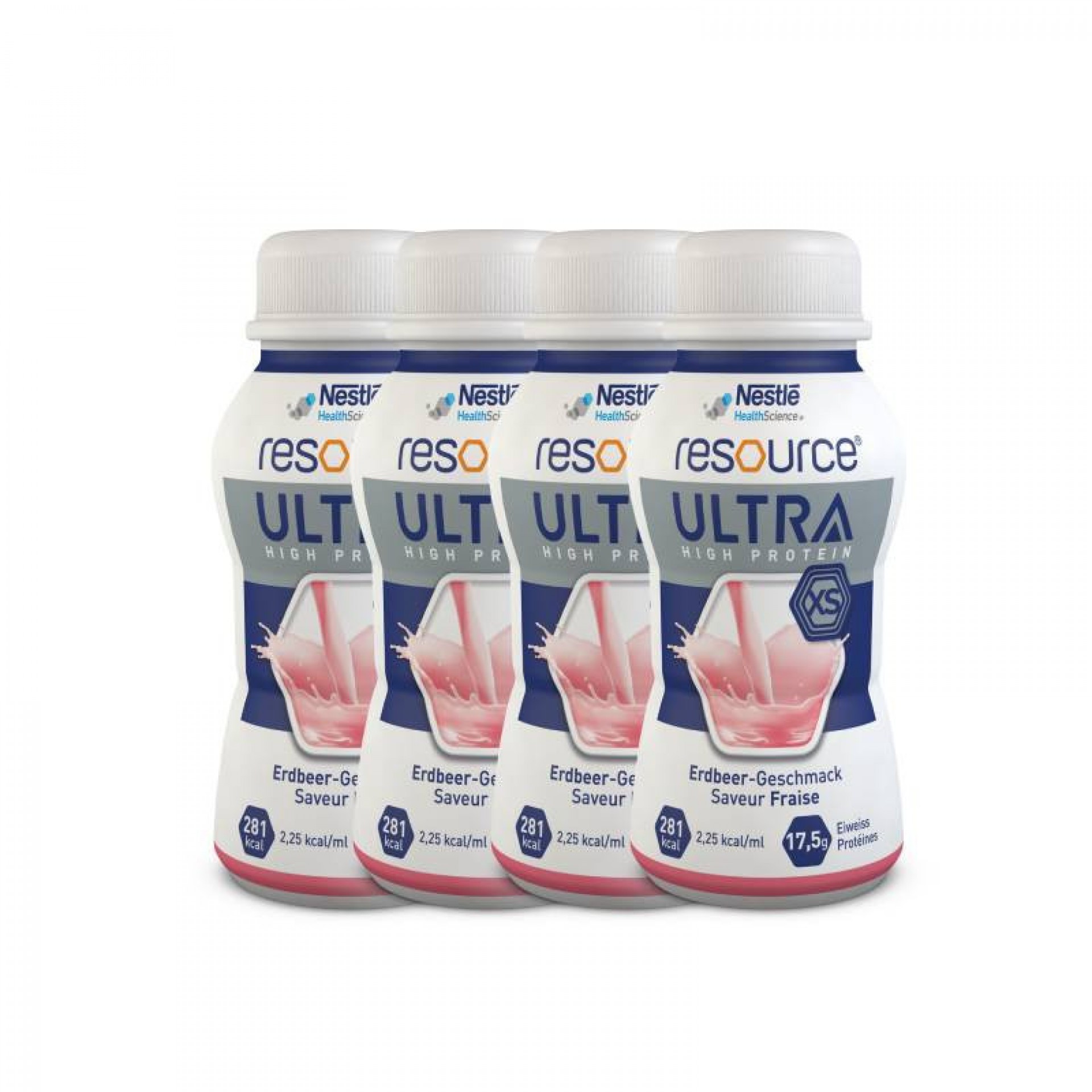 Resource Ultra Fraise 4x125ml
