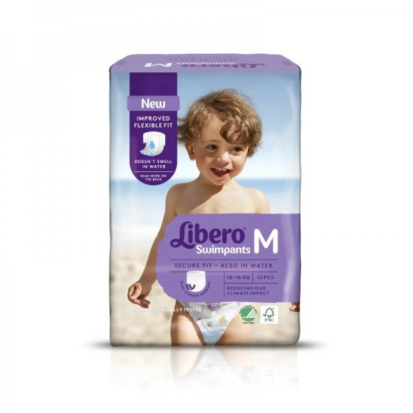 Libero Swimpants Diapers Size M 10-16kg 12 units