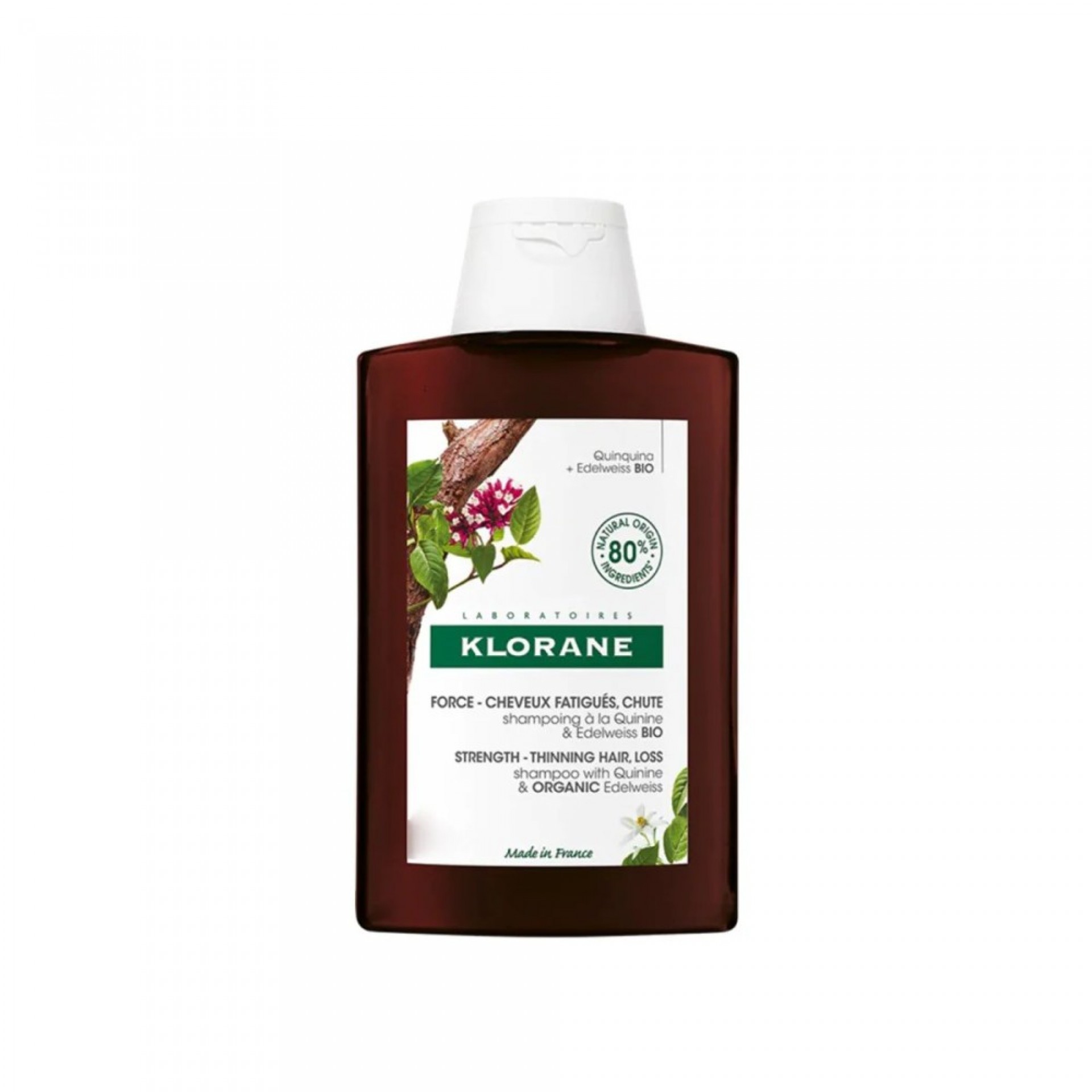 Klorane Champú Quinina y Edelweiss BIO 200ml