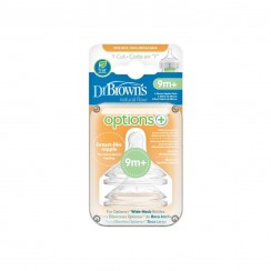 Dr. Brown's Options+ Wide-Neck Y-Cut Teat +9M x2