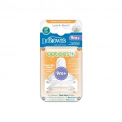 Dr. Brown's Options+ Wide-Neck Level 4 Teat +9M x2