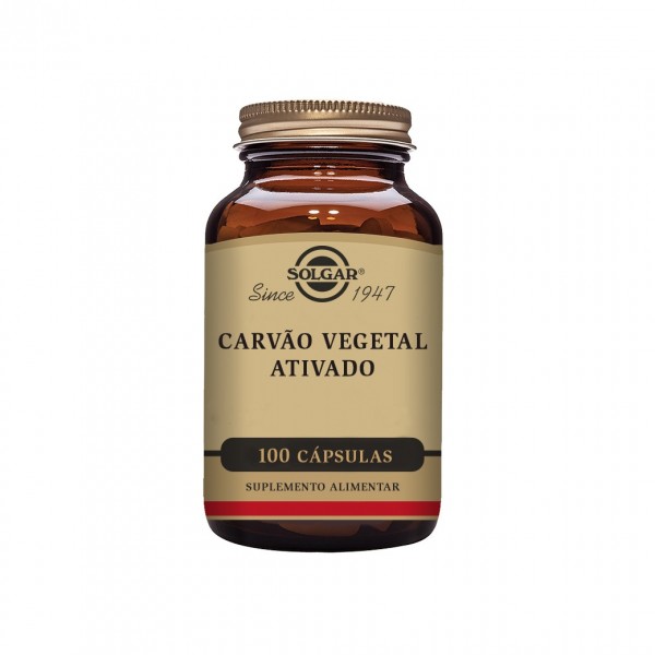 Solgar Carbn Vegetal Activado 100 Cpsulas