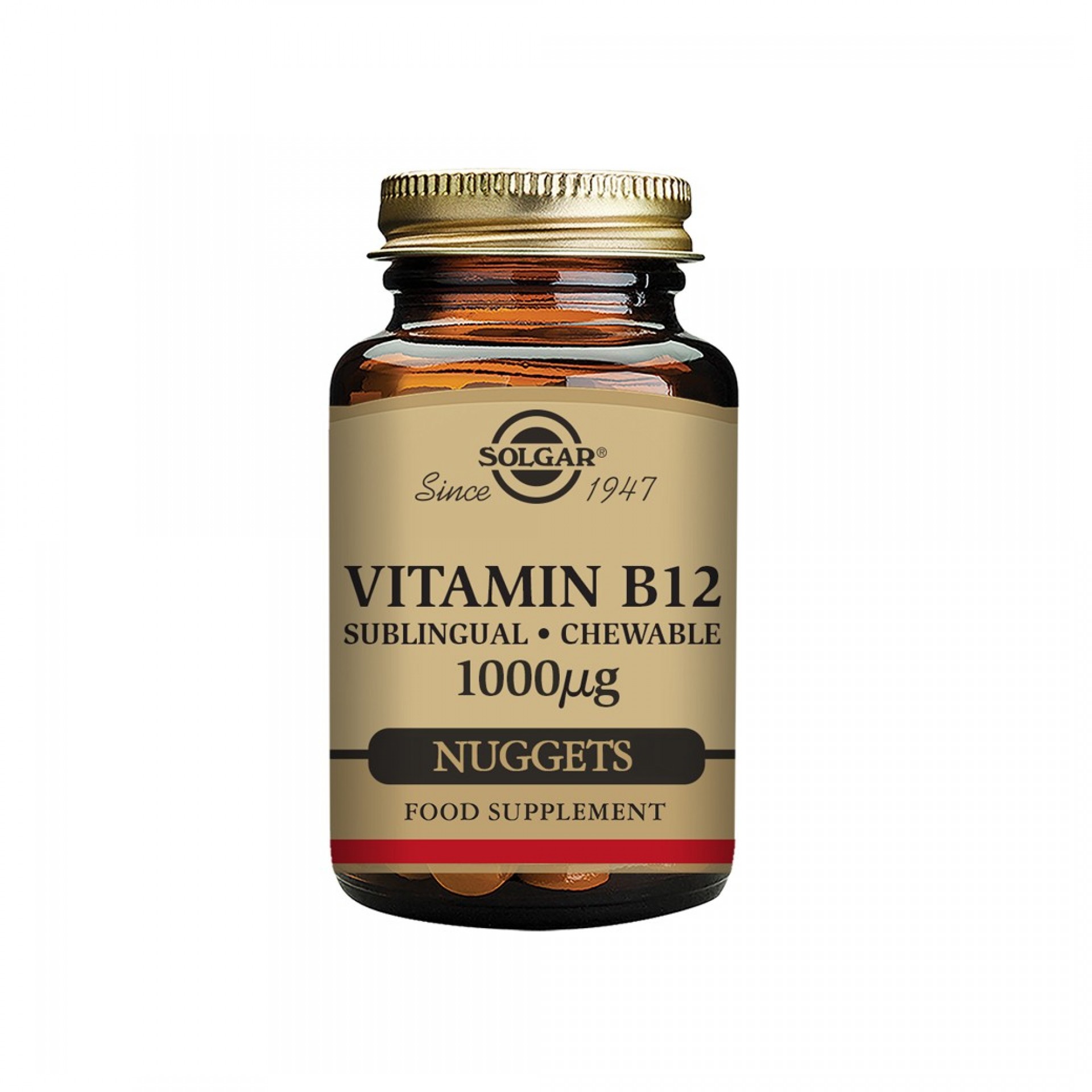 Solgar Vitamine B12 À Mâcher/Sublinguale 1000µg 100 Comprimés