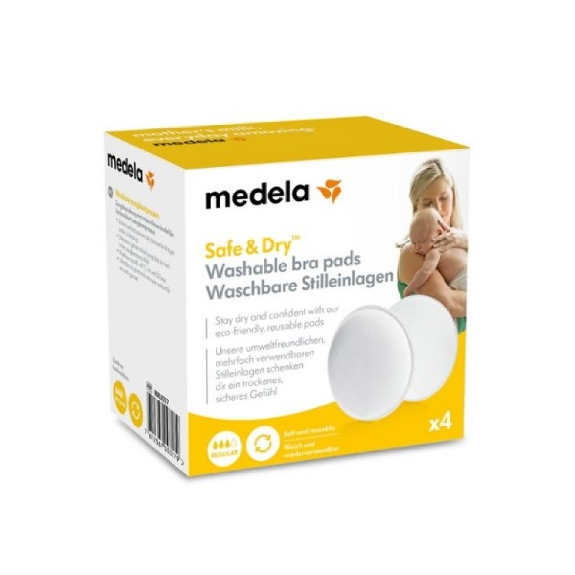 Medela Protetores de Seios Laváveis 4 Unidades