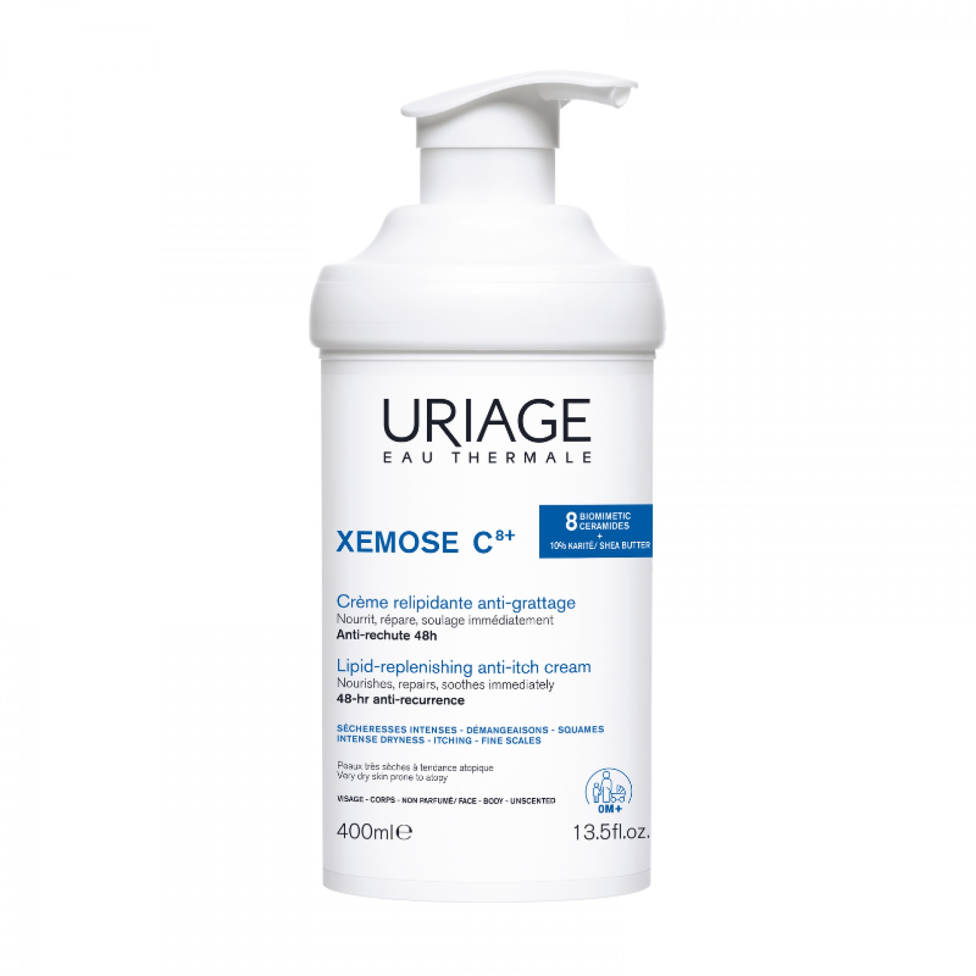 Uriage Xémose C8+ Relipidating Cream 400ml
