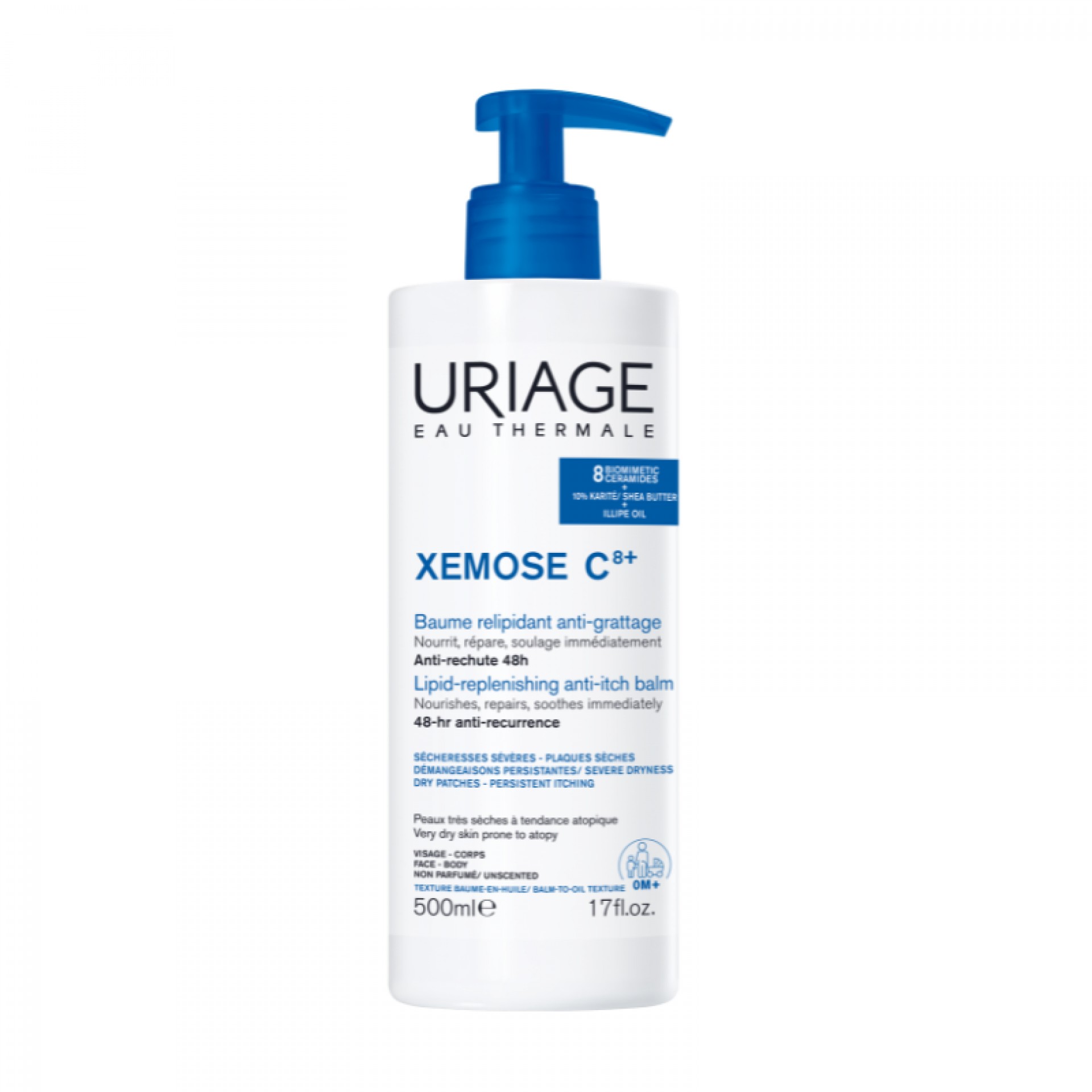 Uriage Xémose C8+ Bálsamo-Óleo 500ml