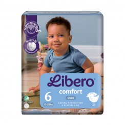 Libero Comfort Diapers Size 6 13�20kg 21 Units