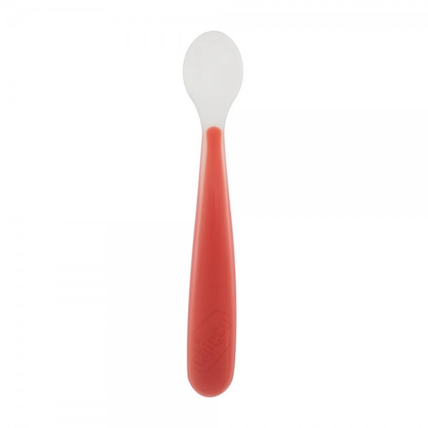 Chicco Silicone Spoon 6M+ Red 