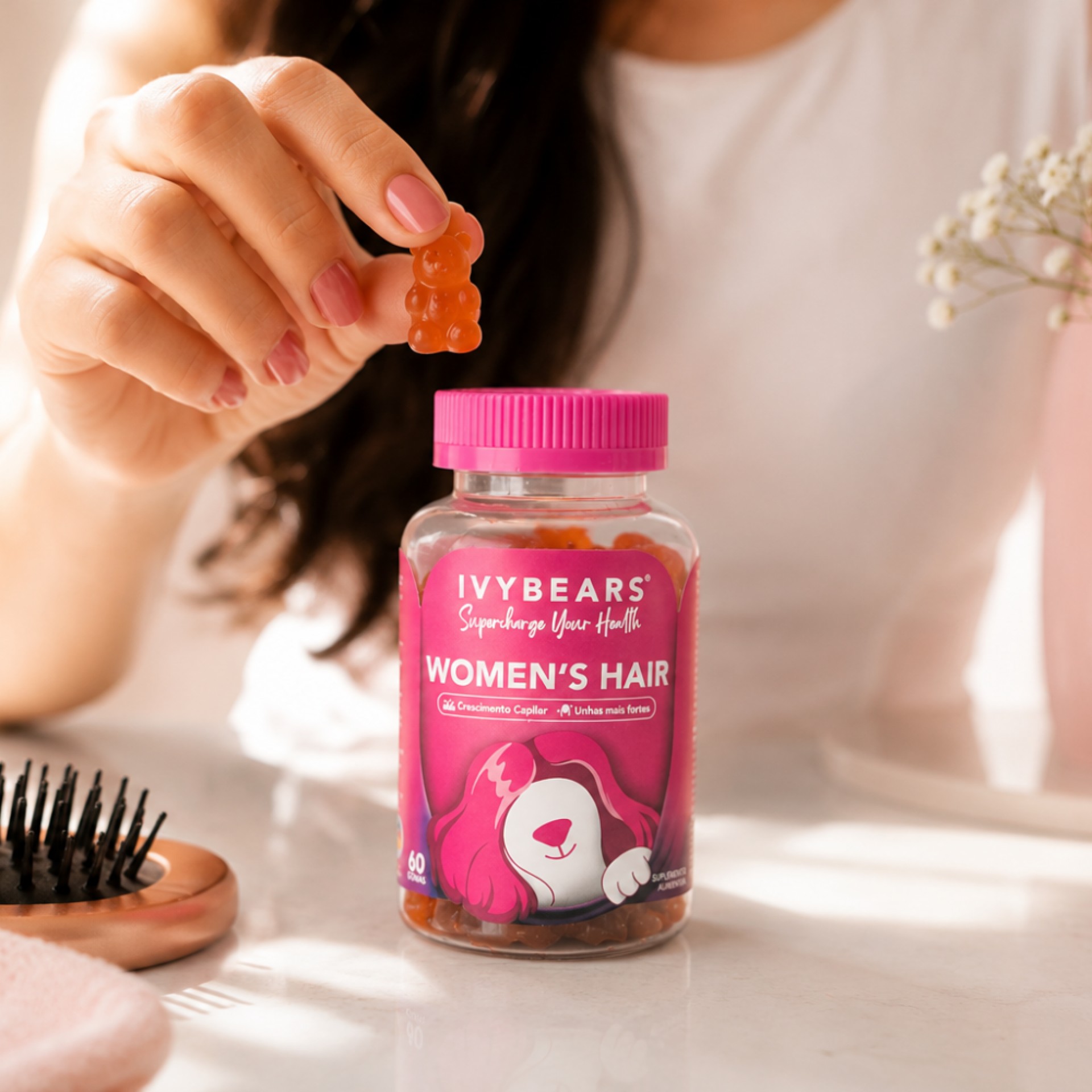 IvyBears Hair Vitamins for Women 60 Gummies