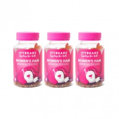 IvyBears Hair Vitamins for Women 3x60 Gummies