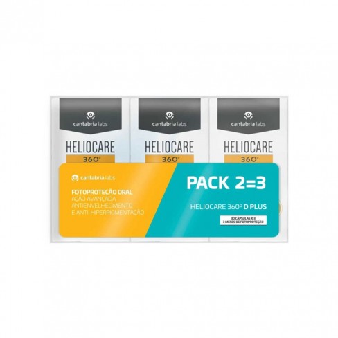 Heliocare 360º D Plus Capsules Special Pack 3x30 Capsules Heliocare 360º D Plus Capsules Special Pack 3x30 Capsules