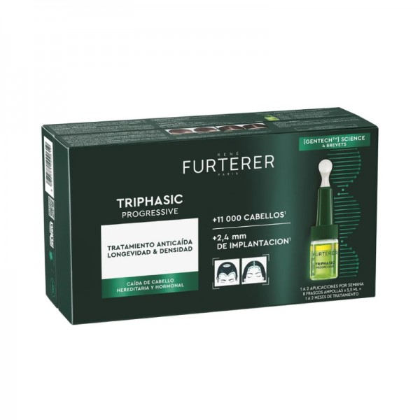 René Furterer Triphasic Progressivo Antiqueda 8 Ampolas René Furterer Triphasic Progressivo Antiqueda 8 Ampolas