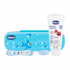 Chicco Estuche Higiene Oral 12M+ Azul