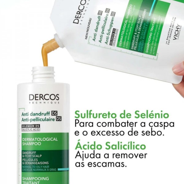 Dercos DS Anti-Dandruff Shampoo Normal to Oily Hair 95ml Dercos DS Anti-Dandruff Shampoo Normal to Oily Hair 95ml